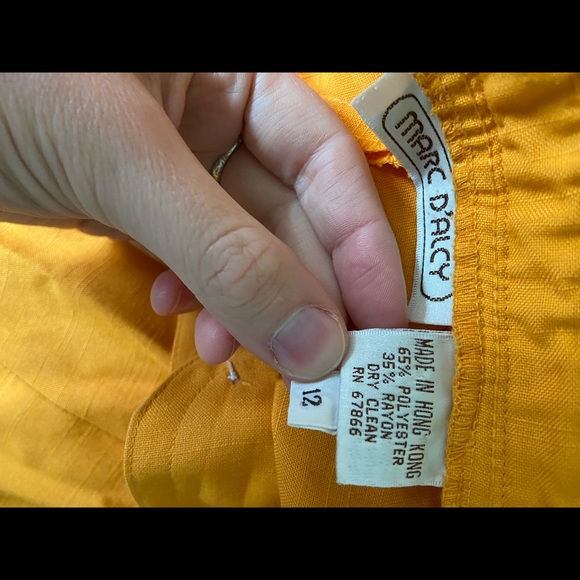 Marc D’alcy Vintage yellow high waisted Pants - Picture 4 of 10